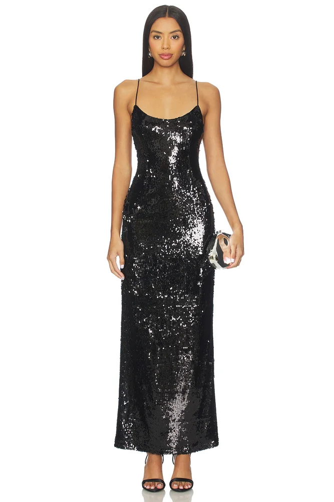 Jessie Sequin Maxi Dress