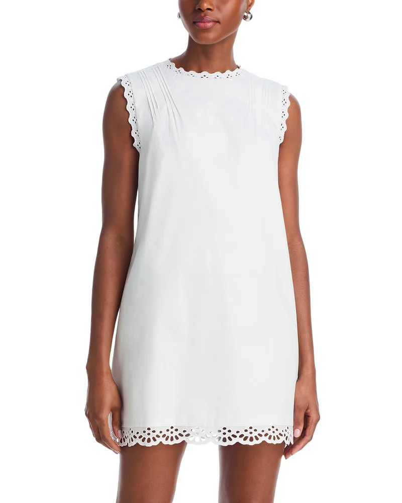 Julie Eyelet Trim Dress - Exclusive