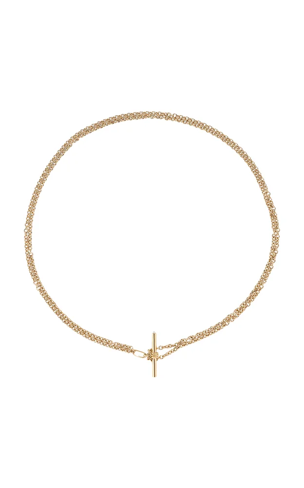 Diamond Gemella 18K Yellow Gold Diamond Necklace