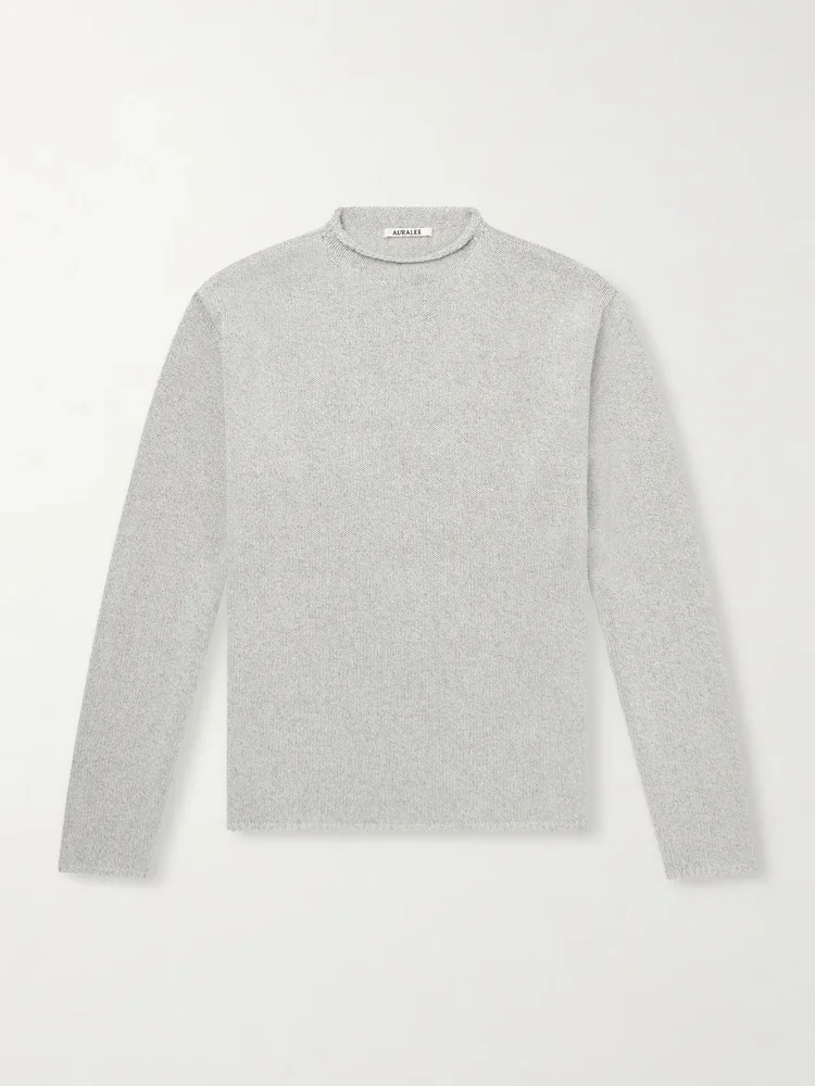 Cashmere and Silk-Blend Sweater