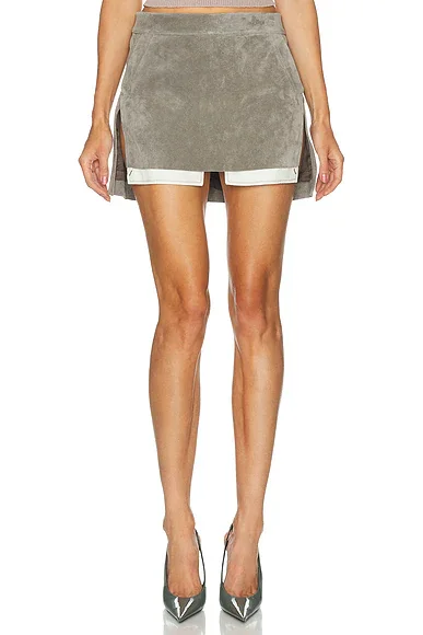 Fog Cutoff Mini Skirt