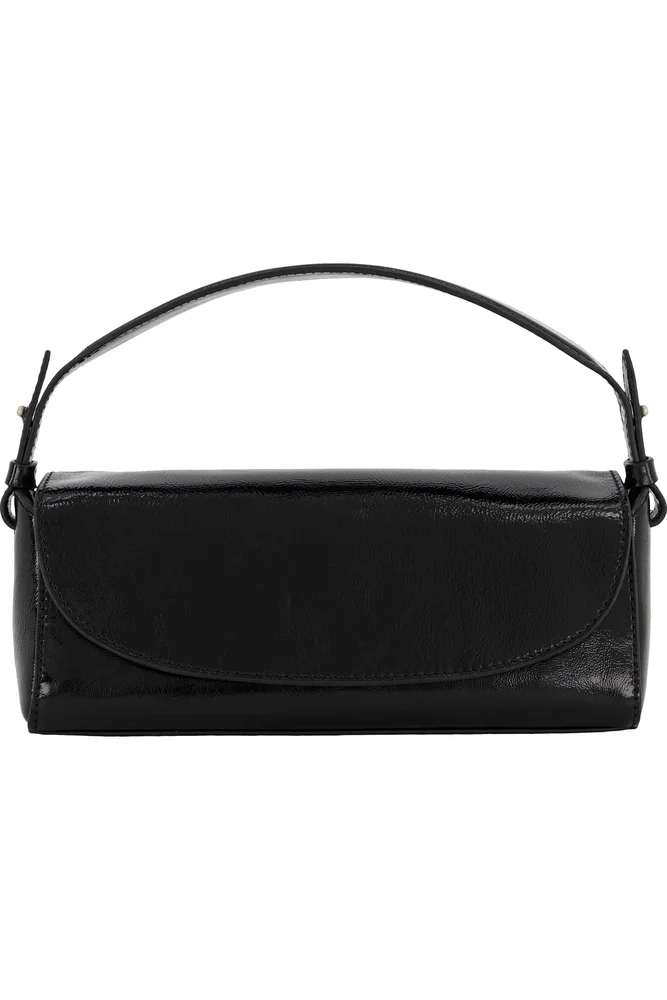 Mini Sabrina Leather Top Handle Bag
