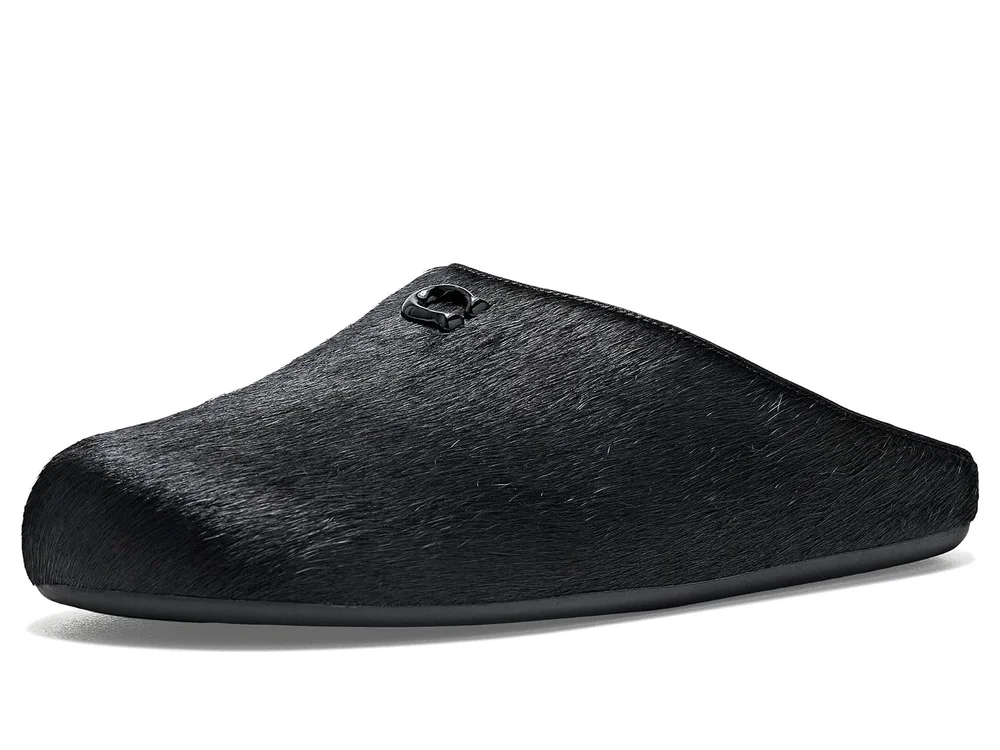 Sculpted C Pony Hair Soft Mules