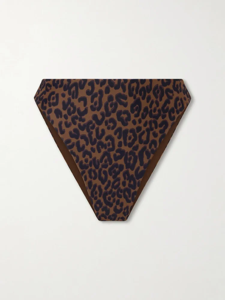 Mah leopard-print bikini briefs
