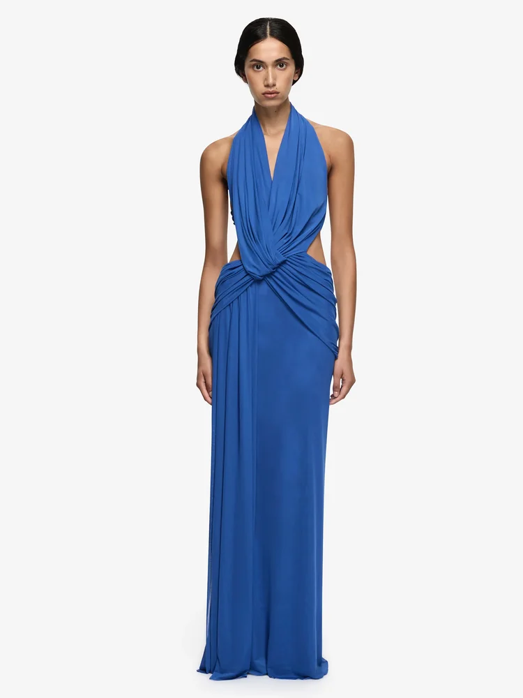 becandbridge.com CHARLIZE HALTER MAXI DRESS