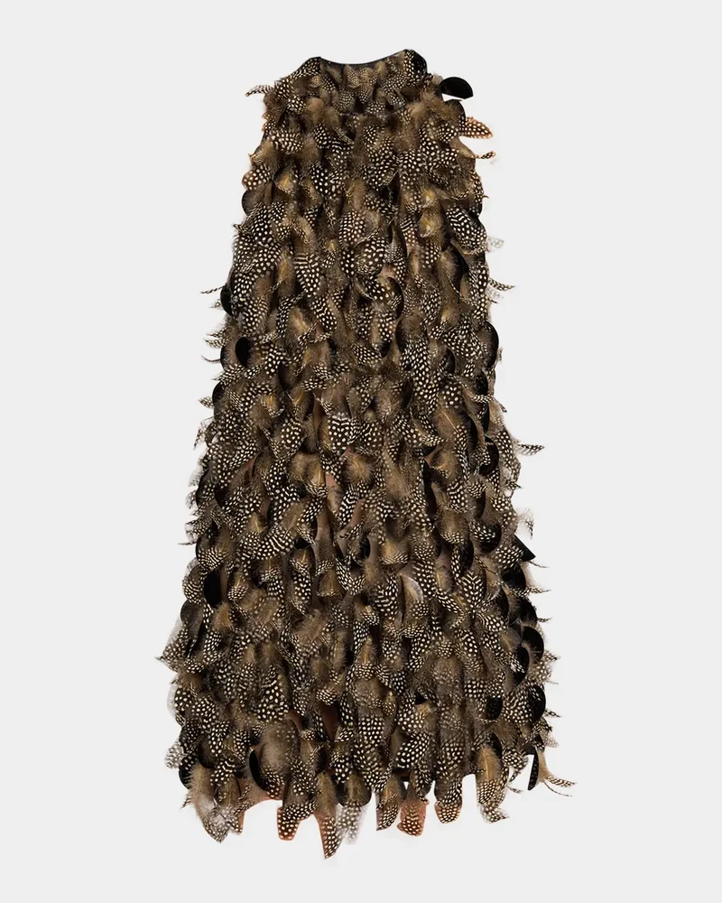 Ascent Feathered Mini Dress