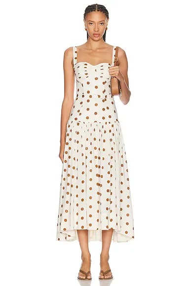 Drenica Bustier Drop Waist Dress