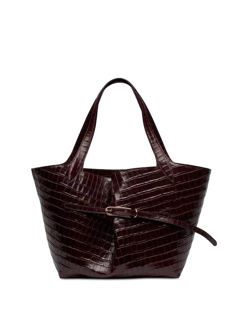 Medium Belted Leather Tote