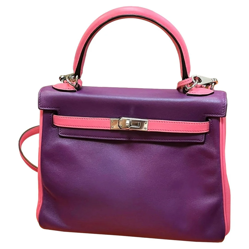 Pre-Owned Kelly 25 Bubblegum and Purple Two-Tone Swift
