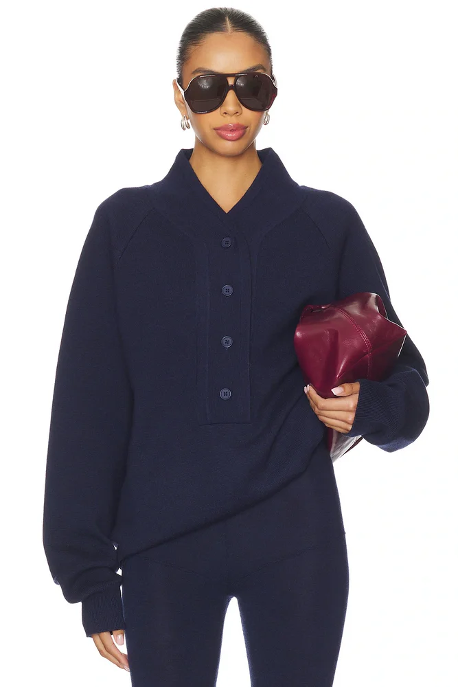 Knit Henley Sweater