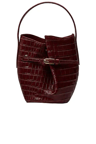 Belted Micro Bucket Bag