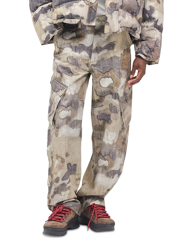 Riot Camo Cotton Loose Fit Cargo Pants