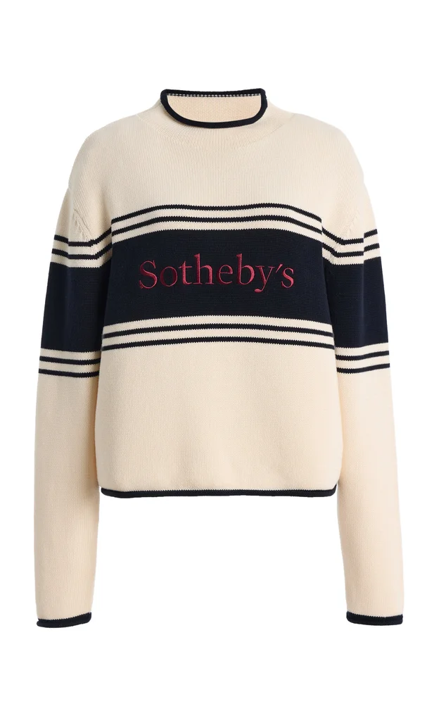 x Sotheby's Rolled Cotton Sweater