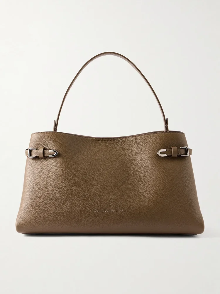 Leather shoulder bag