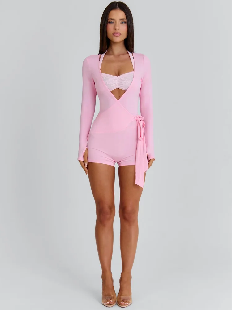 PENELOPE PLAYSUIT PINK