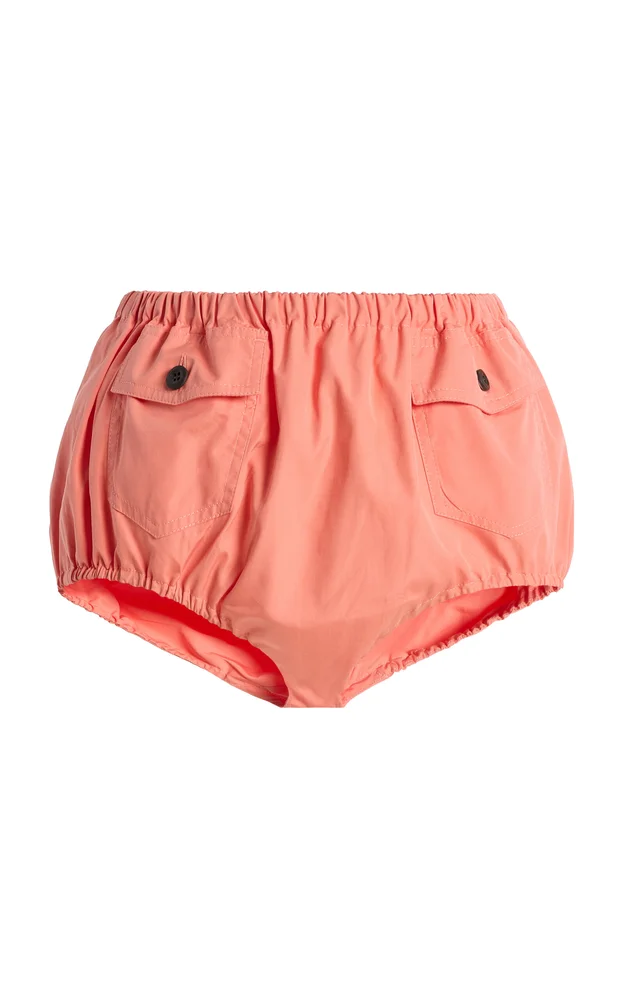 Cotton-Poplin Bloomer Shorts