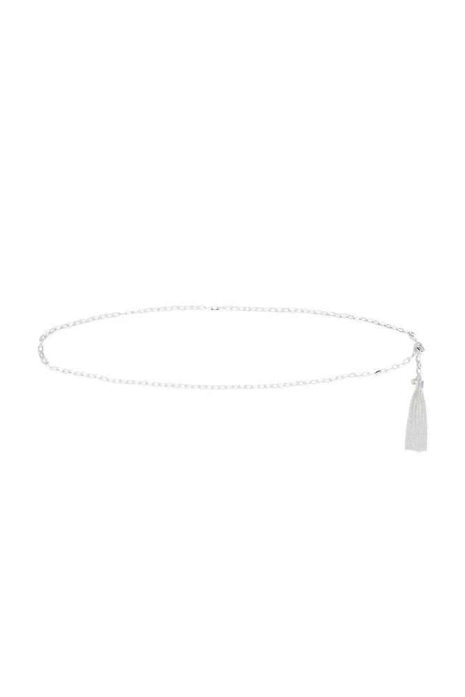 Simple Tassel Chain Belt