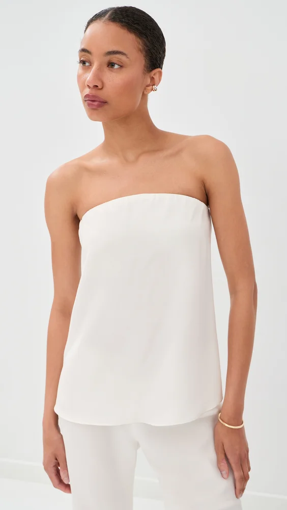 Camden Strapless Silk Top
