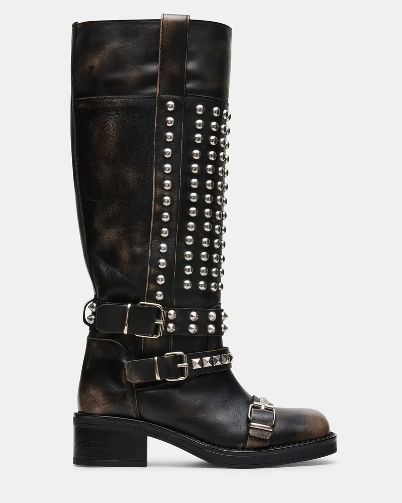 Static Black Distressed