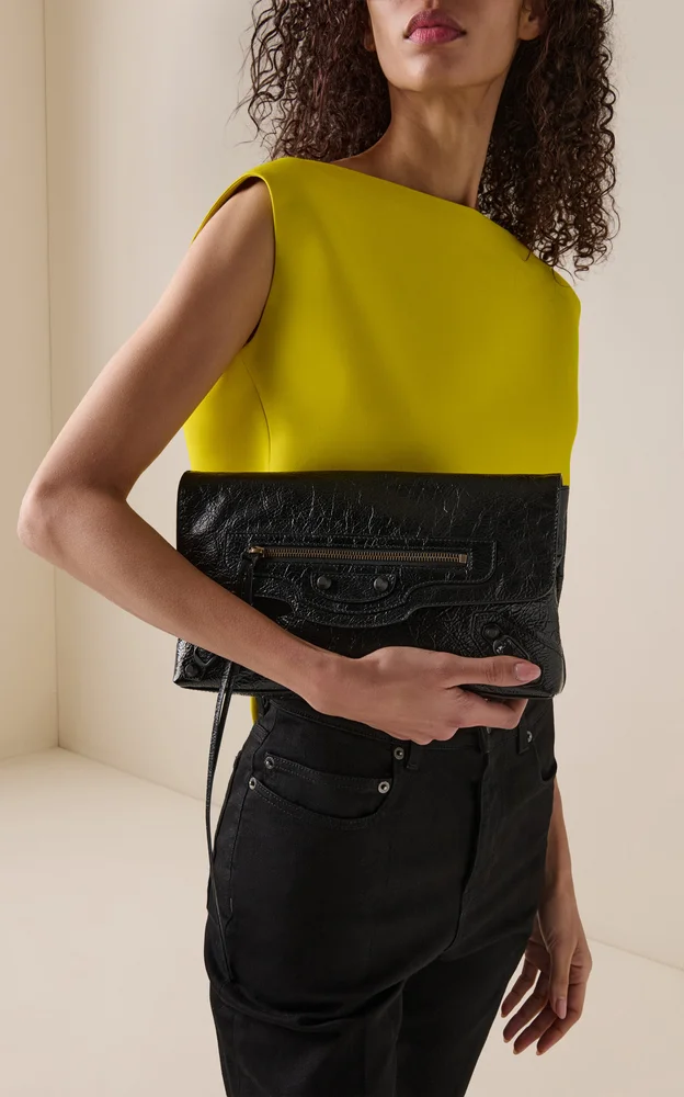 Le City Small Leather Clutch