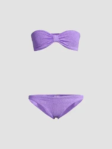 Jean Bow Two-Piece Bikini Set