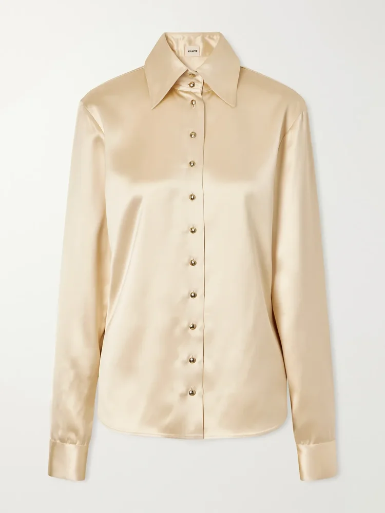 Ivy satin shirt