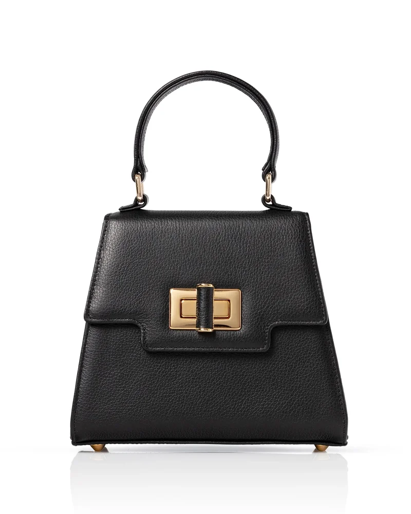 Mabel Black Leather