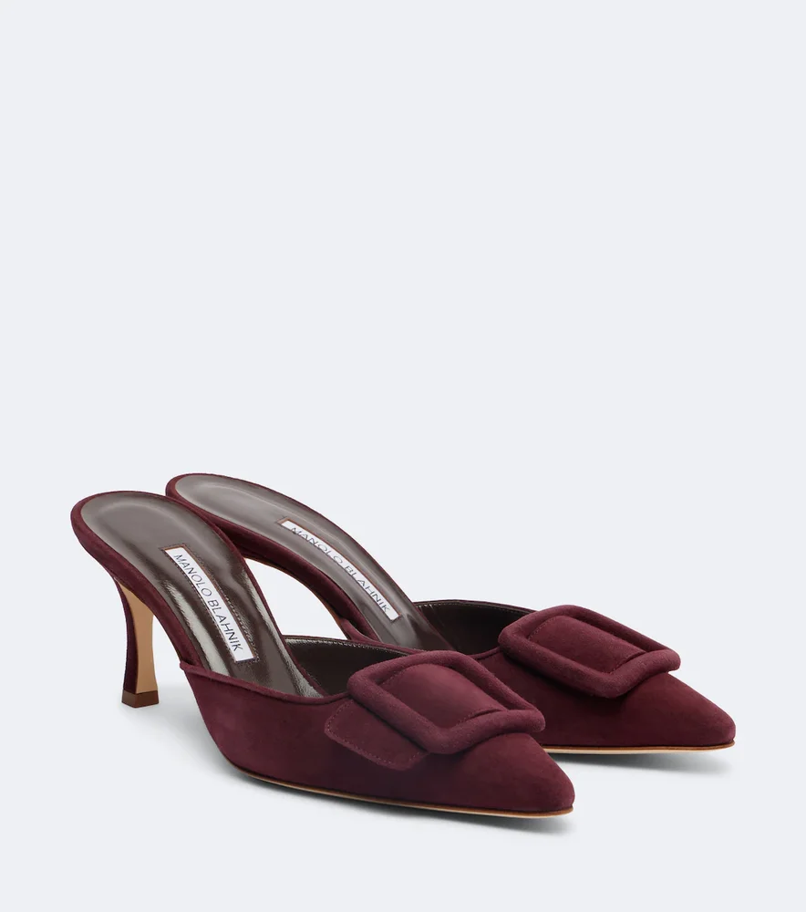 Maysale 70 suede mules