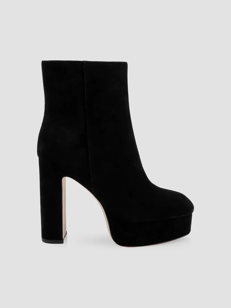 Soho 30MM Suede Platform Ankle Boots