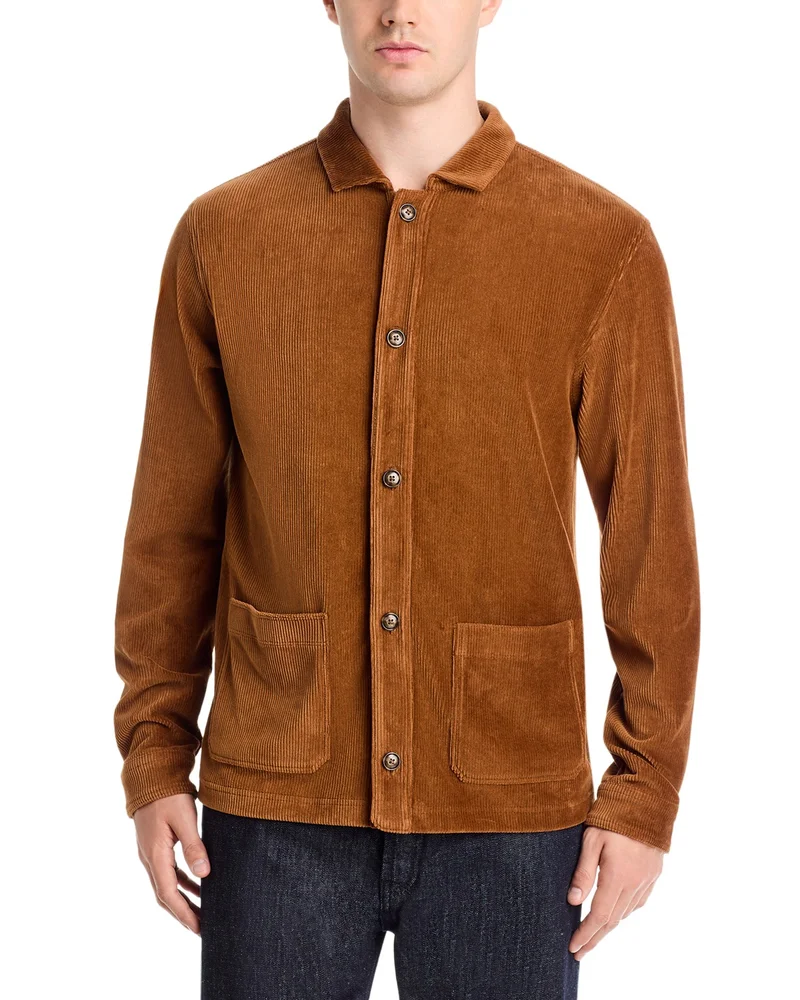 Corduroy Knit Chore Jacket