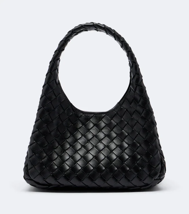 Campana Intrecciato Mini leather top-handle bag