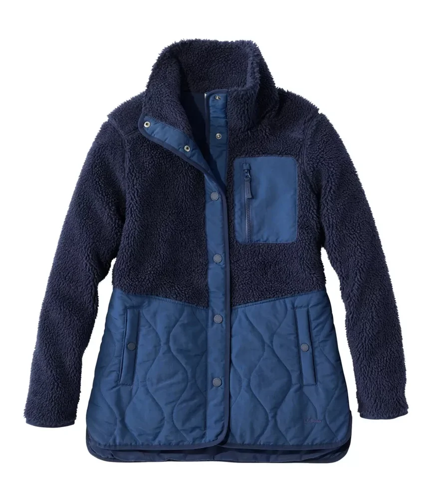 Bean's Mixed Media Sherpa Fleece Jacket