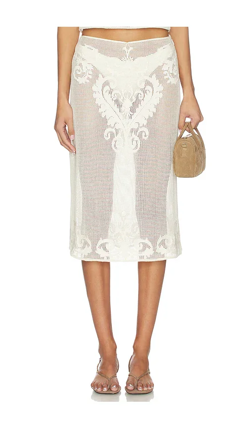 Fallon Midi Skirt L'Academie
