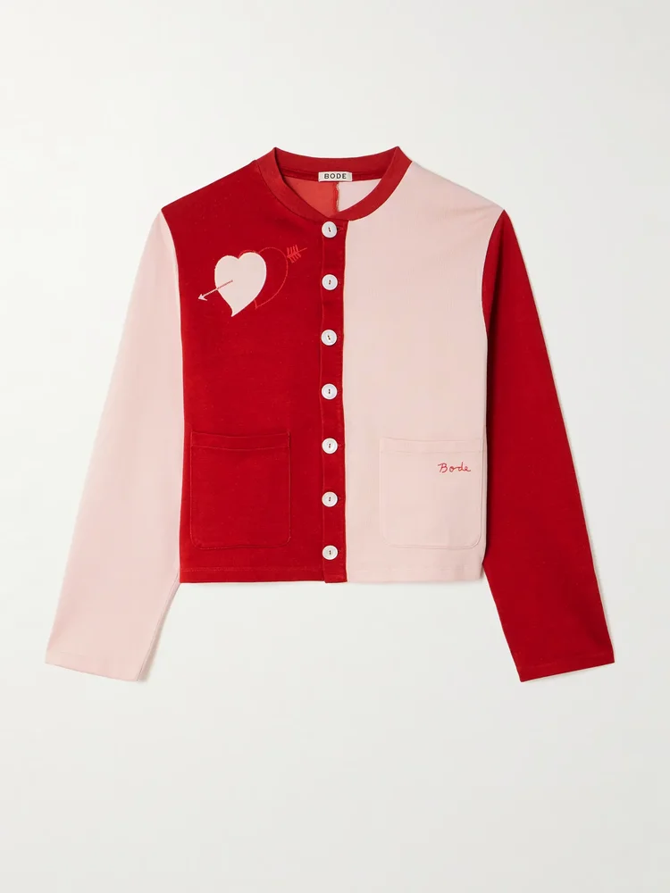 Wonderland embroidered knitted cardigan