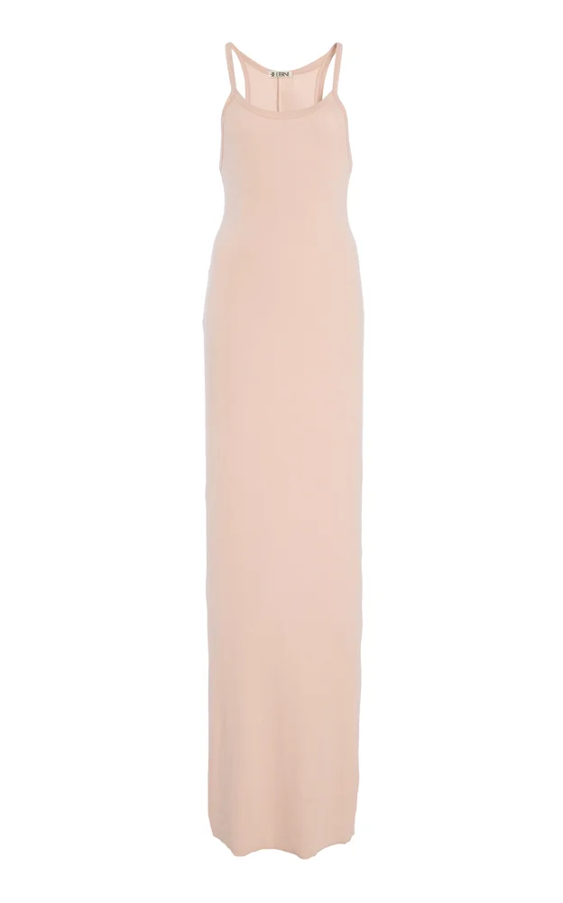 Stretch Cotton-Modal Maxi Tank Dress
