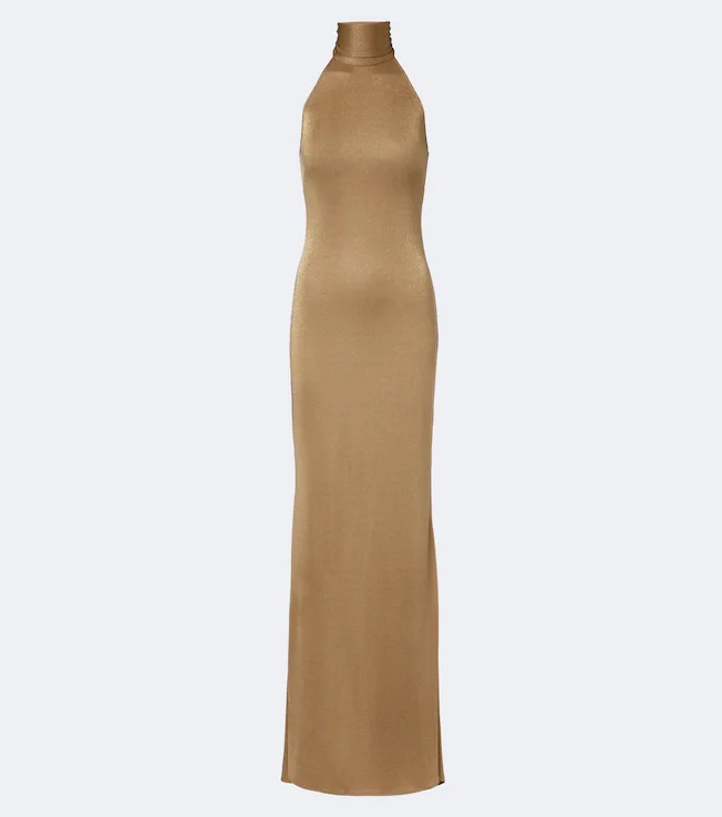 Kelsie halterneck gown