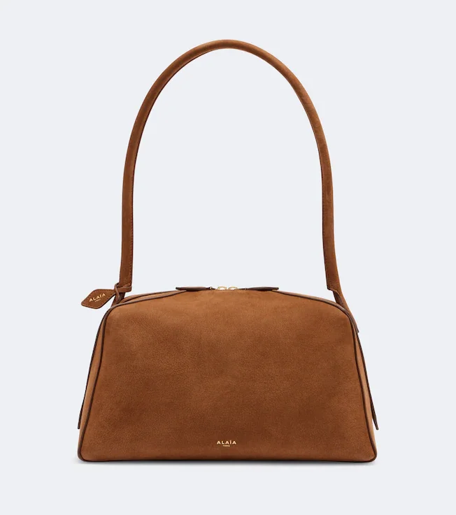 Le Bouledogue leather shoulder bag