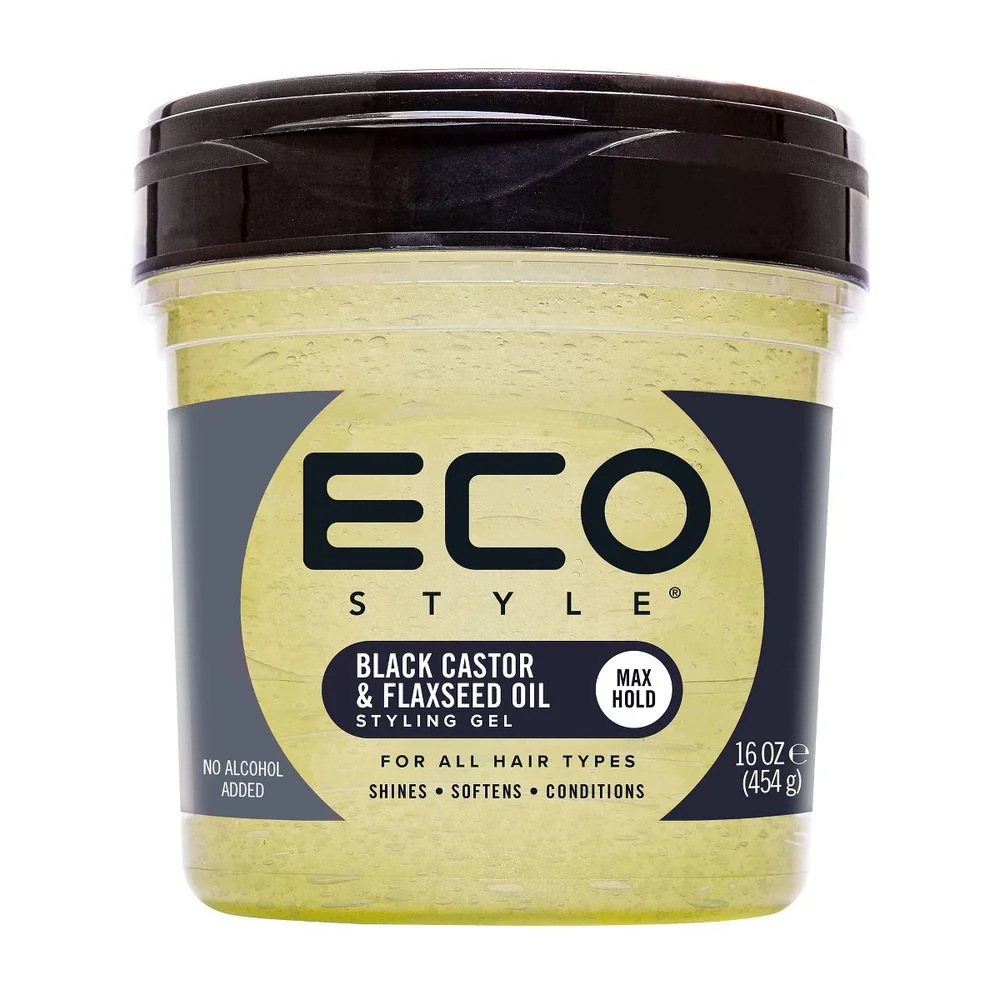 Professional Black Castor & Flaxseed Oil Styling Gel