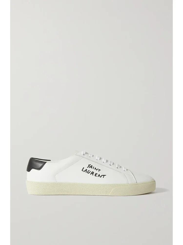 Court Classic SL/06 logo-embroidered leather sneakers