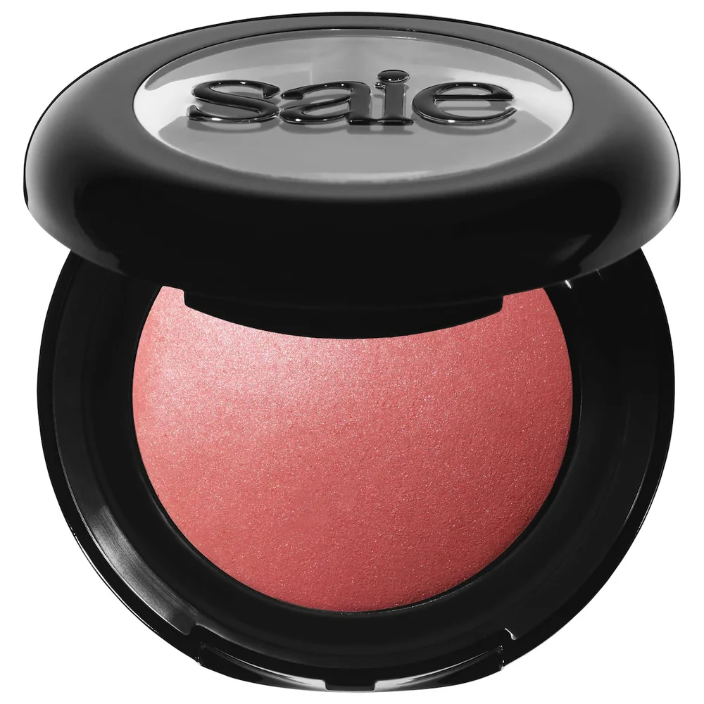 SuperSuede Radiant Talc-Free Baked Powder Blush in Mia
