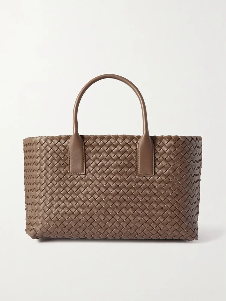 Cabat small Intrecciato leather tote