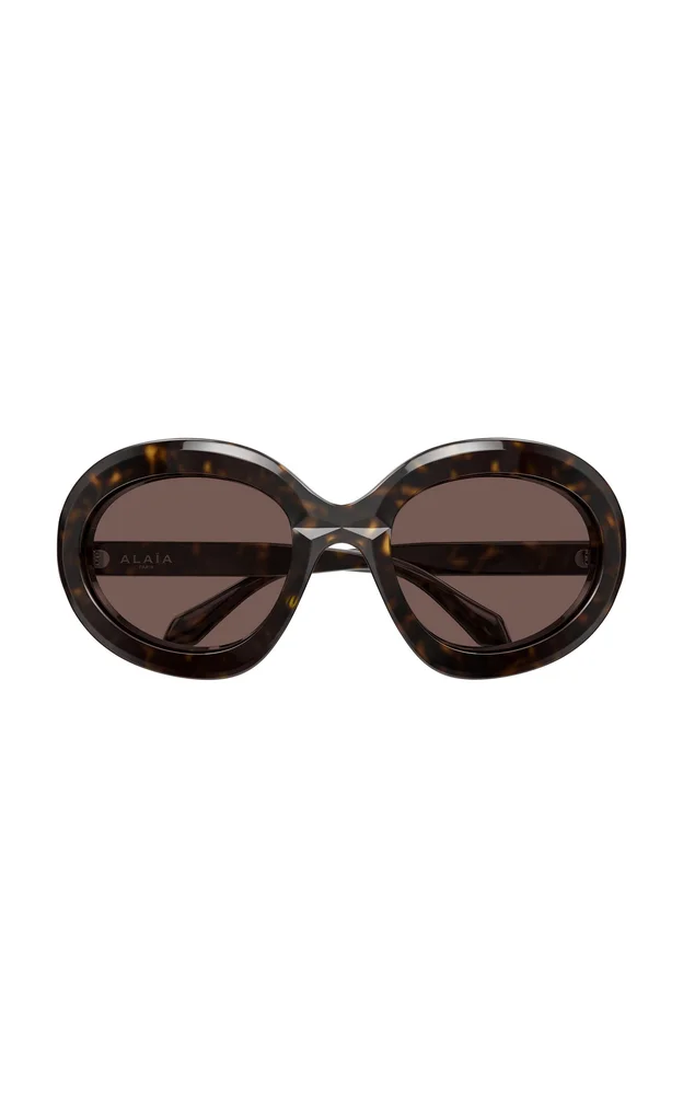 Butterfly-Frame Acetate Sunglasses
