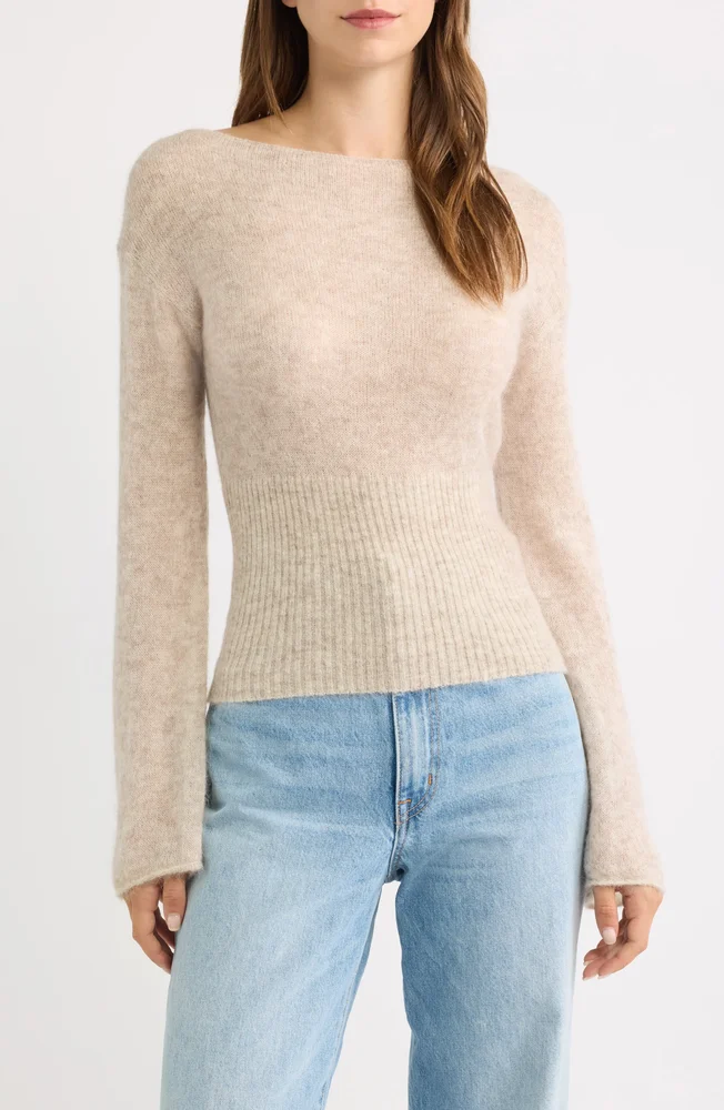 Soren Sheer Alpaca Blend Sweater