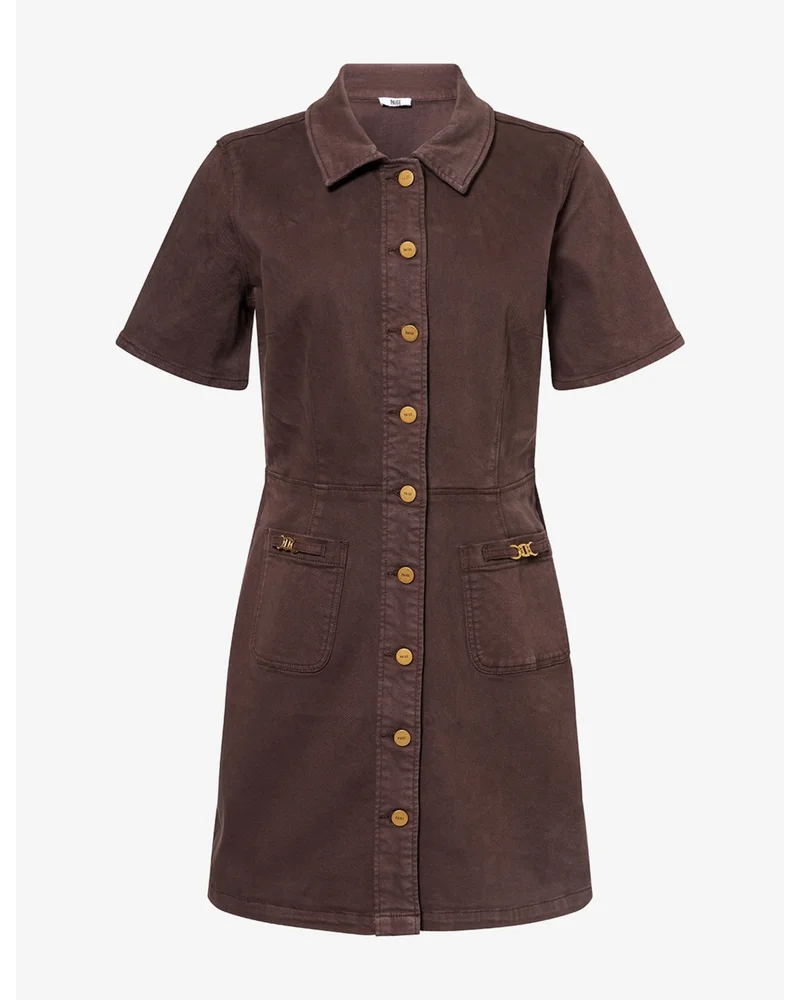 Clementine Button-Through Denim Mini Dress