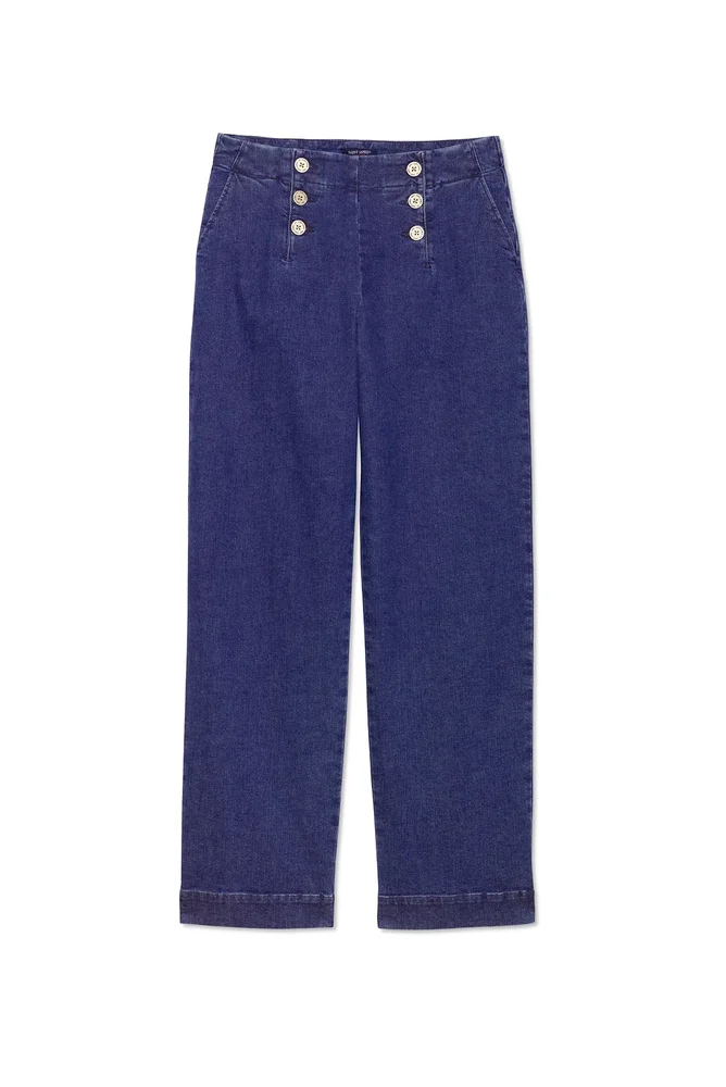 TORIE High Waist Jeans (DARK DENIM)