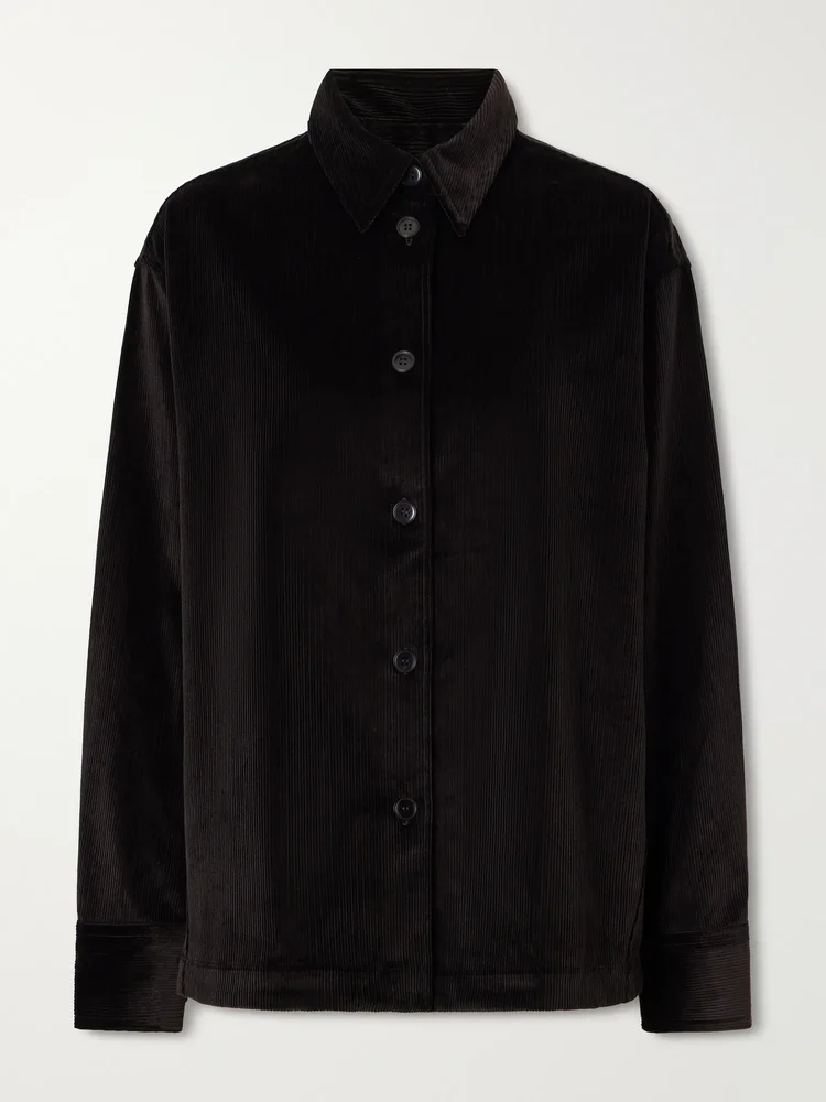 Santini cotton-corduroy shirt