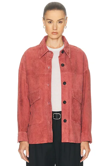 Kaylee Lamb Suede Jacket