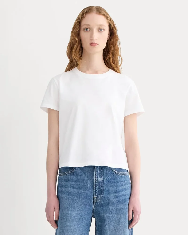 The Box-Cut Tee in Essential Cotton