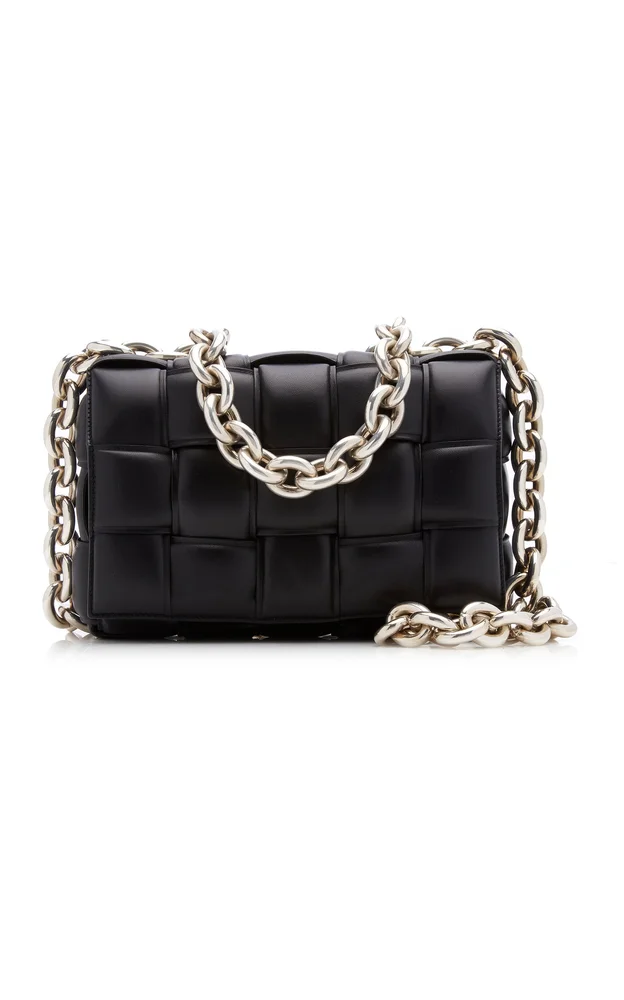 The Chain Padded Cassette Leather Bag