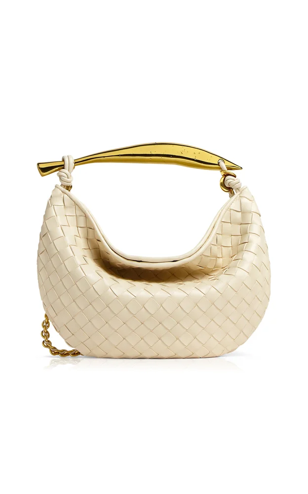 Small Sardine Intrecciato Leather Bag
